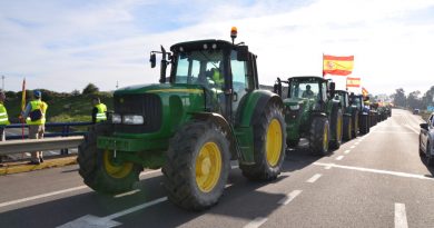 La concentración de protesta del campo en Sevilla queda aplazada como consecuencia de la activación del Plan Municipal de Emergencias de Sevilla en su nivel 1.