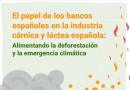 Amigos de la Tierra: «Los bancos españoles alimentan la deforestación y la emergencia climática mediante su actividad financiera en la industria cárnica y láctea en España»