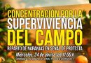 Las Organizaciones Agrarias se concentrarán el 24 de abril “por la supervivencia del campo” en Córdoba