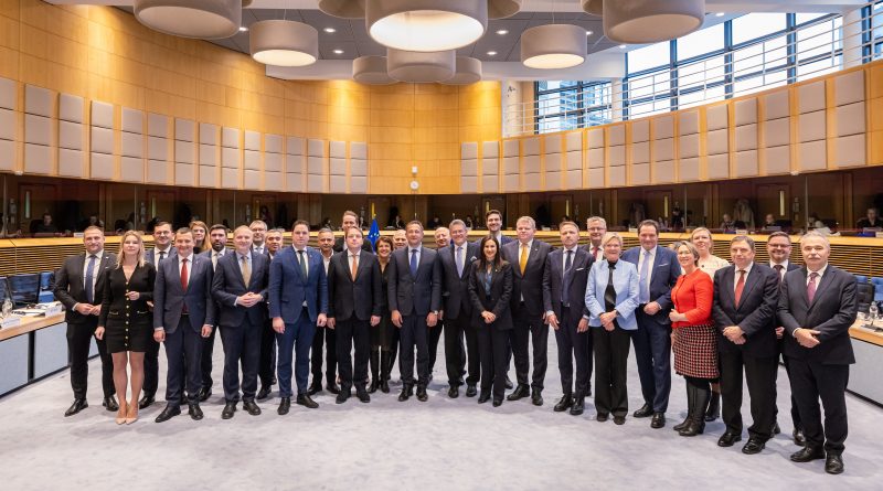 Consejo extraordinario de Ministros de Agricultura de la Unión Europea en Bruselas